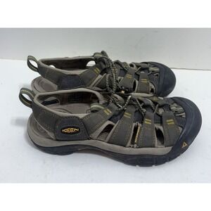 KEEN Hiking Sandals Men's US 7 Newport H2 Sport Trail Gray Waterproof Cap Toe